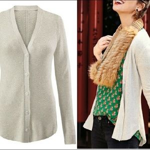 CAbi Shirt tail cardigan